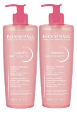 bioderma sensibio foaming gel 500ml x 2 pack, gentle cleanser for sensitive skin by bioderma Bioderma Sensibio Foaming Gel - Gentle Cleanser | 500ml x 2 Pack Bioderma Sensibio Foaming Gel - Gentle Cleanser | 500ml x 2 bioderma, foaming-gel, gentle-cleanser, sensitive-skin, dermatologically-tested, hypoallergenic, skin-care, double-pack, cleanser, ai-generated