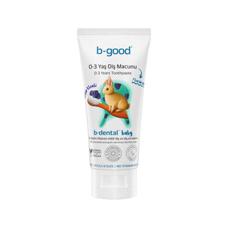 b-good Baby Toothpaste, Fluoride-Free Blackberry Flavor for 0-3 Years Old - Natural Oral Care b-good Baby Toothpaste - Fluoride-Free & Natural baby toothpaste, fluoride-free toothpaste, natural baby oral care, blackberry flavor toothpaste, 0-3 years baby toothpaste, baby oral hygiene, natural baby care, infant toothpaste, baby dental care, organic baby products