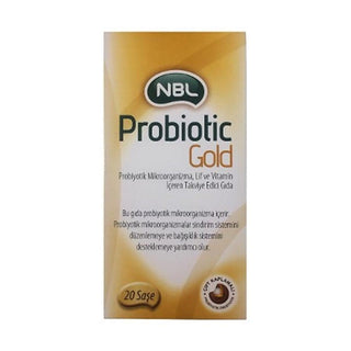 NBL Probiotic Gold 20 Sachets - Gut Health Support with 2.5 Billion Probiotics per Serving NBL Probiotic Gold 20 Sachets - 2.5 Billion Probiotics probiotic supplement, gut health support, digestive health, probiotic sachets, NBL Probiotic Gold, health supplements, wellness products, digestive wellness, probiotics, gut health, health and wellness, dietary supplements