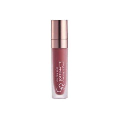 Golden Rose Soft & Matte Creamy Lipstick - Long Lasting, Moisturizing Lip Color for a Comfortable Matte Finish (No: 108)