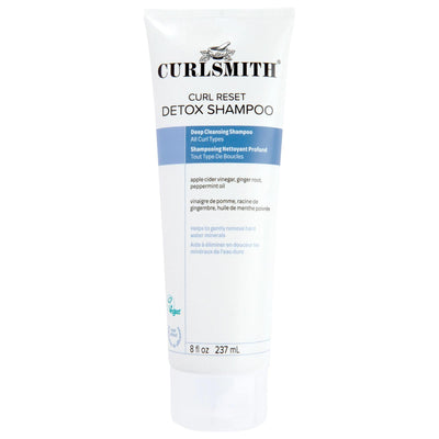 Curl Reset Detox Shampoo: Deep Cleansing for Oily, Dandruff-Prone Scalp - Removes Buildup & Hard Water Minerals for Heal