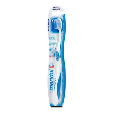 Meridol Soft Bristle Manual Toothbrush for Sensitive Gums - Gentle Cleaning, Ergonomic Handle, Adult Oral Care