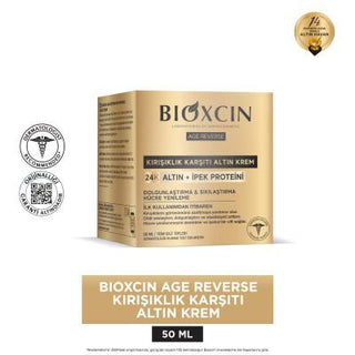 Bioxcin Anti-Aging Face Cream with Gold Particles - Luxurious Hydrating Cream for Fine Lines & Wrinkles, 1.69 fl oz Bioxcin Anti-Aging Face Cream with Gold - Hydrate & Smooth Fine Lines anti-aging face cream, luxury skincare, hydrating face cream, anti-wrinkle cream, gold face cream, skincare, cosmetics, beauty products, fine lines, wrinkles, dry skin, sensitive skin, luxurious skincare, face moisturizer, skincare routine
