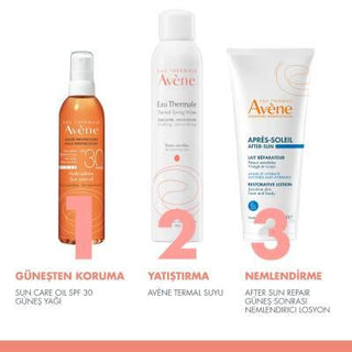 Avene SPF30 Sunscreen Body Oil - Water-Resistant, Non-Greasy Sun Protection for Sensitive Skin