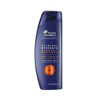 Head & Shoulders Clinical Strength Anti-Dandruff Shampoo: Dry Scalp Rescue - Relieve Itching, Flaking & Dryness (13.53 f