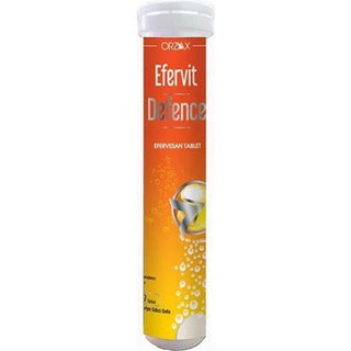 efervit defence c vitamin effervescent tablets, 20 count package of efervit defence vitamin c tablets Orzaks Efervit Defence C Vitamin - 20 Effervescent Tablets Efervit Defence C Vitamin - 20 Effervescent Tablets vitamin-c, health-supplement, effervescent-tablets, immune-support, vitamin-d, zinc, energy-boost, wellness, dietary-supplement, ai-generated