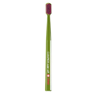Curaprox CS 3960: Super Soft Toothbrush for Sensitive Gums - High Bristle Density, Gentle Cleaning & Superior Plaque Rem