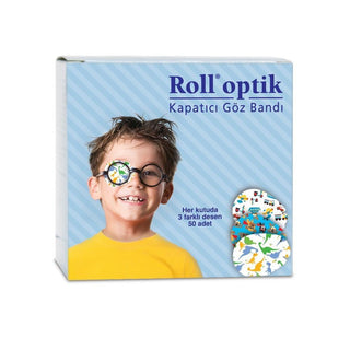 Roll Optik Eye Patch for Kids - 50 Count, Hypoallergenic, Patterned Design for Comfort & Compliance Roll Optik Eye Patch for Kids - Comfortable & Effective Eye Patch, Child Eye Care, Hypoallergenic Adhesive, Patterned Eye Patch, Breathable Eye Patch, Kids Health, Eye Treatment, Amblyopia Therapy, Occlusion Therapy, Sensitive Skin Solutions, Pediatric Eye Care