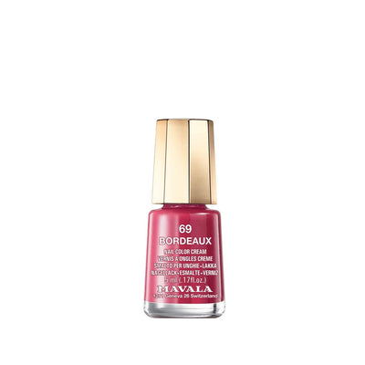 Mavala Mini Color Oje Bordeaux 5ml - Portable Bordeaux Nail Polish for Travel & Nail Art Enthusiasts