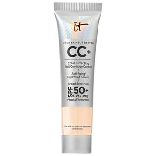 IT Cosmetics CC+ Cream: Full Coverage SPF 50+ Foundation - Hydrating, Anti-Aging & Color Correcting for Flawless Skin IT Cosmetics CC Cream: Full Coverage Foundation with SPF 50+ CC Cream, Full Coverage Foundation, SPF 50 Foundation, Color Correcting Cream, Hydrating Foundation, Anti-aging Foundation, Makeup with Sunscreen, Foundation for Acne Scars, Foundation for Redness, Best Full Coverage CC Cream, Foundation, Makeup, Face Makeup, Full Coverage Makeup, Hydrating Makeup, Anti-aging Makeup, Sun Protection