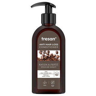 Tresan Anti-Hair Loss Hair Care Cream with Caffeine & Peptide - Nourishing, Strengthening, and Promoting Hair Growth Tresan Hair Care Cream - Anti-Hair Loss with Caffeine & Peptide Hair care cream, Anti-hair loss, Caffeine and Peptide hair treatment, Nourishing hair cream, Shea and Coconut Oil hair care, Hair growth support, Hair nourishment, Hair strengthening, Daily hair care, Natural hair care ingredients