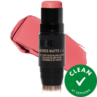 Nudies Cream Blush Stick - Vegan, Hypoallergenic Multi-Tasking Makeup for Natural Cheeks, Eyes, Lips Nudies Cream Blush Stick - Vegan & Hypoallergenic cream blush stick, vegan blush, hypoallergenic makeup, multi-tasking makeup, natural looking blush, clean beauty, cruelty-free, gluten-free, fragrance-free, makeup for sensitive skin, natural makeup, long-wear blush, versatile blush