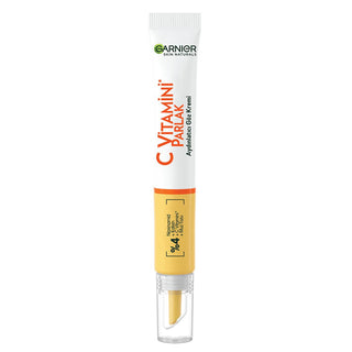 garnier brightening eye cream 0.5 oz, close-up of garnier eye cream packaging, application of garnier eye cream Garnier Brightening Eye Cream - Vitamin C Solution | 0.5 oz Garnier Brightening Eye Cream - Vitamin C Solution | 0.5 oz garnier, eye-cream, vitamin-c, skincare, dark-circles, hydrating, vegan, brightening, ai-generated, anti-aging