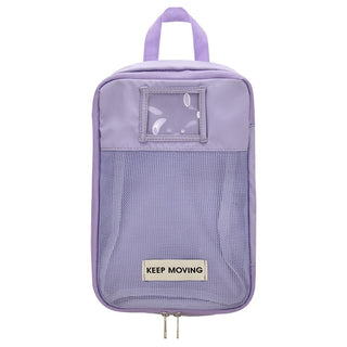 Eklips Lilac Mesh Travel Bag for Cosmetics
