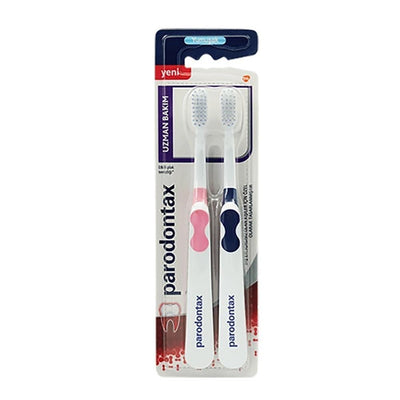 Parodontax Manual Toothbrush for Gum Health - Soft Bristle Toothbrush for Sensitive Teeth and Gums 2-Pack