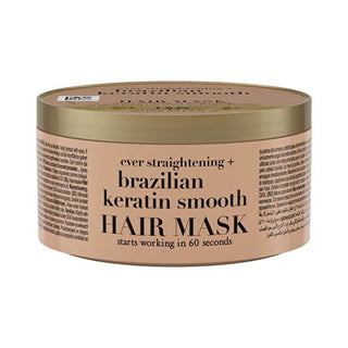 OGX Brazilian Keratin Smooth Hair Mask - Sulfate-Free, Nourishing & Smoothing Treatment for Curly/Wavy Hair OGX Brazilian Keratin Smooth Hair Mask - Nourishing & Smoothing OGX hair mask, Brazilian Keratin Smooth hair mask, sulfate-free hair mask, smoothing hair treatment, nourishing hair care, curly hair solution, wavy hair treatment, frizz reduction, hair nourishment, keratin hair care, coconut oil hair mask, avocado oil hair treatment, cocoa oil hair mask, quick hair treatment, gentle hair care