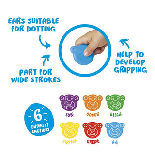 Carioca Teddy Bebek Crayons for Toddlers - 6 Non-Toxic Wax Crayons for Kids Aged 1+ Year Carioca Teddy Bebek Crayons for Toddlers - Non-Toxic & Safe Crayons for toddlers, Non-toxic crayons, Wax crayons for children, Art supplies for kids, Carioca Teddy Bebek Crayons, Toddler art supplies, Safe crayons for children, Educational art materials, Creative play for kids, Emotional intelligence toys