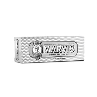 Marvis Whitening Toothpaste for Smokers - 85ml - Fresh Mint Flavor Marvis Whitening Toothpaste for Smokers - 85ml Whitening Toothpaste, Smokers Toothpaste, Marvis Toothpaste, Sodium Fluoride Toothpaste, Adult Oral Care, Oral Hygiene, Smokers Oral Care, Teeth Whitening, Fresh Mint Toothpaste, Healthy Smile, Oral Care Products