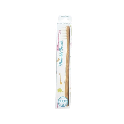 Humble Brush Ultra Soft Children's Toothbrush - Gentle, Effective & Easy to Use for Kids - Soft Bristle Toothbrush for C
