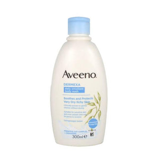 Aveeno Dermexa Moisturizing Shower Gel for Dry Skin - Fragrance-Free, 10.14 fl oz