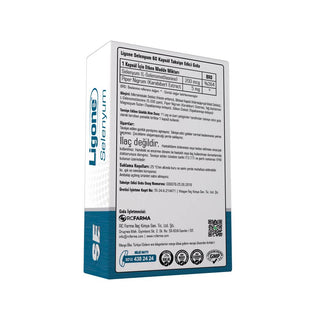 Ligone Selenium 60 Capsules - High-Quality Dietary Supplement for Immune System Support Ligone Selenium 60 Capsules - Immune System Support Supplement Selenium Supplement, Dietary Supplement, L-Selenomethionine, Black Pepper Extract, Health Supplement, Immune System Support, Digestive Health, Health and Wellness, Dietary Support, Nutritional Supplement