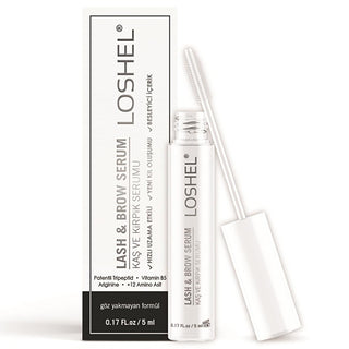 Loshel Lash & Brow Serum - Enhance Eyelash & Eyebrow Growth, 5ml Loshel Lash & Brow Serum for Eyelash Growth Lash serum, Brow serum, Eyelash growth, Eyebrow growth, Nourishing lash and brow formula, Lash and brow care, Beauty products, Cosmetic serum, Eye care, Beauty essentials, Loshel, Lash care, Brow care, Hair growth serum