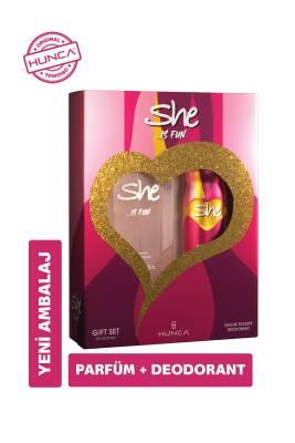 She Fun Deodorant Perfume Set for Women: Long-Lasting Fresh Scent, Alcohol & Paraben Free - 150ml Deo Spray + 50ml Perfume She Fun Deodorant Perfume Set - Long Lasting Fresh Scent deodorant perfume set, women's deodorant, women's perfume, alcohol-free deodorant, paraben-free perfume, long-lasting fragrance, fresh scent deodorant, daily deodorant perfume, fragrance set for women, she fun perfume, deodorant, perfume, fragrance, women's fragrance, body odor control, sensitive skin, alcohol free, paraben free, 