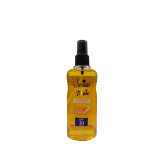 Jamaican Tropic Carrot Sunscreen Lotion SPF30 200ml - Protects Against UV Rays, Nourishes Skin Jamaican Tropic SPF30 Sunscreen Lotion - UV Protection SPF30 sunscreen, sunscreen lotion, Jamaican Tropic, carrot sunscreen, sun protection, outdoor activities, health-conscious, travelers, beachgoers, UV protection, antioxidant benefits, nourishing skin, generous quantity, value for money, regular users, sunburn prevention, skin damage prevention