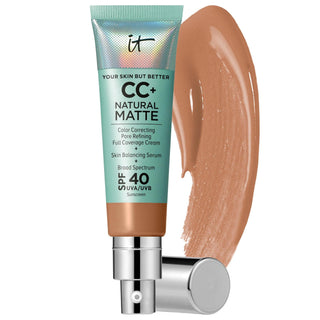 CC+ Cream Natural Matte Foundation with SPF 40 - Full-Coverage, Non-Comedogenic, Vegan Makeup CC+ Cream Matte Foundation SPF 40 - Full Coverage, Vegan & Non-Comedogenic matte foundation, SPF 40 sunscreen, non-comedogenic foundation, vegan cosmetics, full-coverage foundation for oily skin, long-lasting makeup, skincare benefits, broad-spectrum sunscreen, oily skin solutions, flawless coverage, natural makeup, ethical beauty products