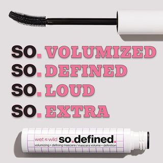 wet n wild Mega So Define Volumizing Mascara: Dramatic Volume, Definition & Vitamin E for Lash Health wet n wild Volumizing Mascara: Get Dramatic, Defined Lashes volumizing mascara, defining mascara, vitamin E mascara, mega volume mascara, wet n wild mascara, lash volumizer, lash definer, affordable mascara, long lasting mascara, mascara, volume mascara, define lashes, lengthening mascara, makeup, cosmetics, eye makeup, beauty, dramatic lashes, fuller lashes, vitamin E, spiral brush, no clump mascara, gifts