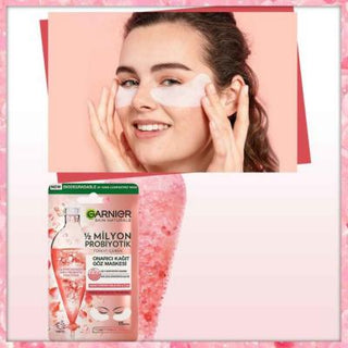 Garnier Probiotic Derivative Eye Mask - Hydrating, Vegan, Sensitive Skin Friendly Face Mask for Under-Eye Care Garnier Probiotic Eye Mask - Hydrating & Vegan probiotic face mask, vegan skincare, under-eye care, hydrating face mask, sensitive skin friendly, Garnier, face masks, skincare, eye care, cruelty-free, natural beauty, beauty products, skincare routine, dark circle treatment, fine line reduction