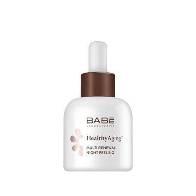 Babe HealthyAging+ Night Peeling Serum: Anti-Aging Skin Renewal & Exfoliation - Overnight Treatment, 30ml