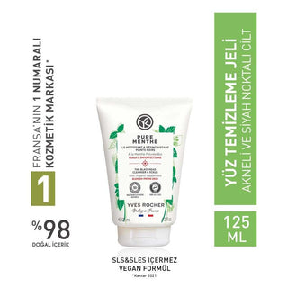 Pure Menthe Facial Cleansing Gel for Acne-Prone Skin - Deep Cleansing, Blackhead Removal, and Refreshing Organic Mint - facial cleansing gel, acne-prone skin care, exfoliating face wash Pure Menthe Facial Cleansing Gel for Acne-Prone Skin facial cleansing gel, acne-prone skin care, blackhead removal, organic mint facial cleanser, exfoliating face wash, skincare routine, gentle cleansing, pure menthe, acne solution, skincare essentials