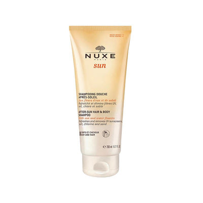 Nuxe After Sun Shampoo for Hair and Body - Gentle Cleansing, Moisturizing, and Soothing - 6.76 fl oz