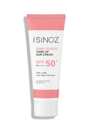 Sinoz Spf 50+ Pink Touch Tone Equalizing Pink Face Sunscreen Pa++++ 50ml