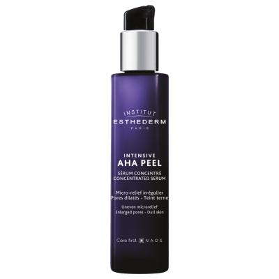 Institut Esthederm AHA Peel Serum: Exfoliating, Pore Minimizing & Skin Tone Evening - Concentrated Facial Serum for Brig