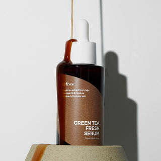 isntree-green-tea-brightening-serum-50ml, isntree-serum-bottle, isntree-serum-application Isntree Green Tea Brightening Serum - Deeply Hydrating, Sebum Control, Suitable for All Skin Types | 50 ml Isntree Green Tea Brightening Serum 50ml isntree, green-tea-serum, skincare, brightening-serum, hydrating-serum, oil-control, dermatologically-tested, moisturizing, serum-for-all-skin-types, ai-generated