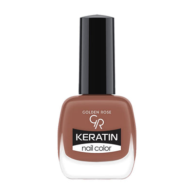 Golden Rose Keratin Nail Polish - Long-Lasting Color & Nourishing Care for Healthy Nails