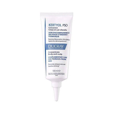 Ducray Kertyol PSO Cream: Fast-Absorbing Relief for Scalp & Body Redness, Soothing Psoriasis & Irritated Skin - Concentr