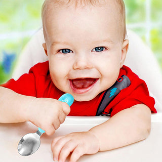 babyjem stainless steel fork and spoon set turquoise, child-friendly ergonomic design with non-slip handles, BPA-free and phthalate-free fork and spoon set Babyjem Stainless Steel Fork & Spoon Set - Turquoise | Specially Designed for Young Children Babyjem Stainless Steel Fork & Spoon Set - Turquoise babyjem, stainless-steel-cutlery, fork-and-spoon-set, toddler-utensils, child-self-feeding, kids-kitchenware, non-slip-handles, safe-baby-products, ergonomic-design, ai-generated