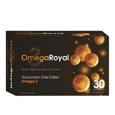 Omega Omega-3 Supplement with Caviar Oil - Fish Oil Capsules for Heart Health, Brain Function, and Vision Support - 30 S