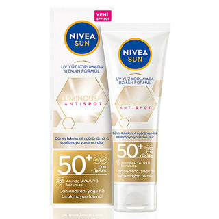Nivea Sun Luminous630 SPF 50 Face Sunscreen: Reduce Dark Spots, Anti-Aging, Hyaluronic Acid - Daily Sun Protection Cream Nivea Sun Luminous630 SPF50: Dark Spot Correcting Face Sunscreen sunscreen face cream, SPF 50 sunscreen, dark spot sunscreen, hyaluronic acid sunscreen, anti-aging sunscreen, sun protection face cream, Nivea sunscreen, sunscreen for dark spots, face sunscreen for daily use, Luminous630 sunscreen, sunscreen, face cream, SPF 50, dark spots, hyaluronic acid, anti-aging, sun protection, Nivea