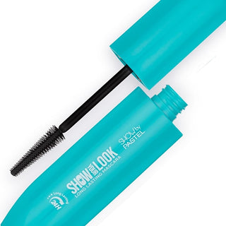 Show by Pastel 24H Long Lasting Volume Mascara, Close-up of Show Your Look Mascara brush, Mascara packaging from Secret Garden collection Show by Pastel 24H Long Lasting Volume Mascara - Extra Volume and Long-Lasting Effect for Makeup Users | 0.3 fl. oz. Show by Pastel 24H Long Lasting Volume Mascara mascara, makeup, cruelty-free, vegan, long-lasting, water-resistant, plant-extracts, volumizing, beauty, ai-generated