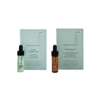 Skinceuticals Phyto Corrective & Silymarin CF Facial Serum Set: Soothe Redness, Hydrate & Fight Acne - Dermatologist Recommended Skinceuticals Serum Set: Fight Acne & Redness Skinceuticals serum, Phyto Corrective Gel, Silymarin CF, Acne serum, Oily skin serum, Redness reducing serum, Hydrating serum, Facial serum set, Dermatologist recommended serum, skincare, acne treatment, oily skin care, redness relief, hydration, facial serum, skin health, dermatologist recommended, beauty, cosmetic, skin improvement, 