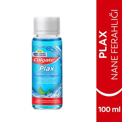 Colgate Plax Alcohol-Free Mouthwash: 24/7 Fresh Breath & Plaque Control - Gentle Oral Care Rinse - 100ml