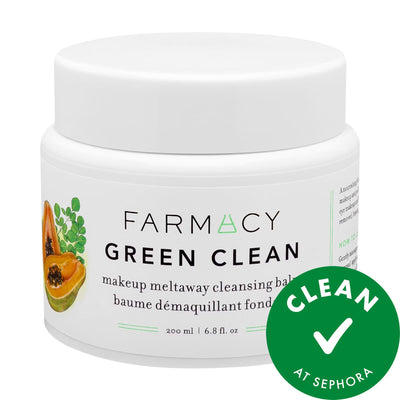 Green Clean Makeup Meltaway Cleansing Balm Limited Edition Jumbo - Vegan, Cruelty-Free Makeup Remover and Face Cleanser 