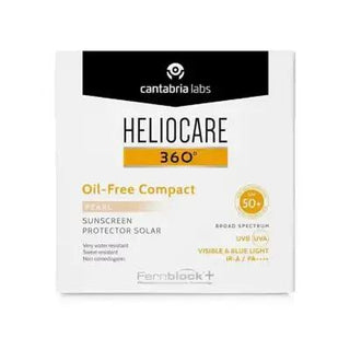 Heliocare Oil-Free Sunscreen Compact SPF 50 - Protects Against UV Damage, Evens Skin Tone, Compact & Portable Heliocare Oil-Free Sunscreen Compact SPF 50 - Protects & Evens Skin Tone Sunscreen Compact, Oil-Free Sunscreen, SPF 50, Fernblock Sunscreen, Antioxidant Sunscreen, Mixed Skin, Oily Skin, Acne-Prone Skin, Sun Protection, Even Skin Tone, Compact Sunscreen, Portable Sunscreen, Non-Comedogenic, Anti-Aging, Dermatologist Tested, Daily Sunscreen, Makeup Friendly, Travel Friendly