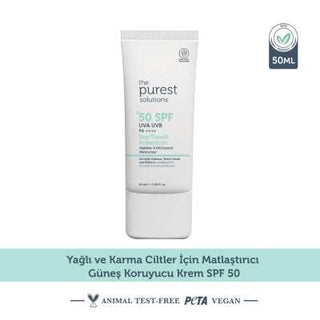the purest solutions sunscreen oily skin spf50, matte finish sunscreen 50ml, high protection sunscreen for oily skin The Purest Solutions SPF50+ Sunscreen - Matte Finish for Oily Skin | 50 ml The Purest Solutions SPF50 Sunscreen for Oily Skin sunscreen, spf50, oily-skin, matte-finish, high-protection, water-resistant, the-purest-solutions, skincare, ai-generated, sun-care