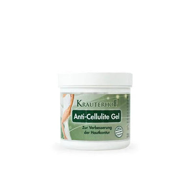 Krauterhof Anti-Cellulite Gel: Reduce Orange Peel Skin, Caffeine, Carnitine - 8.45 fl oz