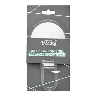 For Your Beauty 10x Magnification Portable Makeup Mirror - Compact Folding Travel Mirror for Precise Makeup Application 10x Magnification Portable Makeup Mirror by For Your Beauty portable makeup mirror, magnifying mirror, folding mirror, travel makeup mirror, compact beauty mirror, makeup on-the-go, personal grooming, precision makeup application, travel beauty essentials, compact mirror, beauty tools, grooming accessories